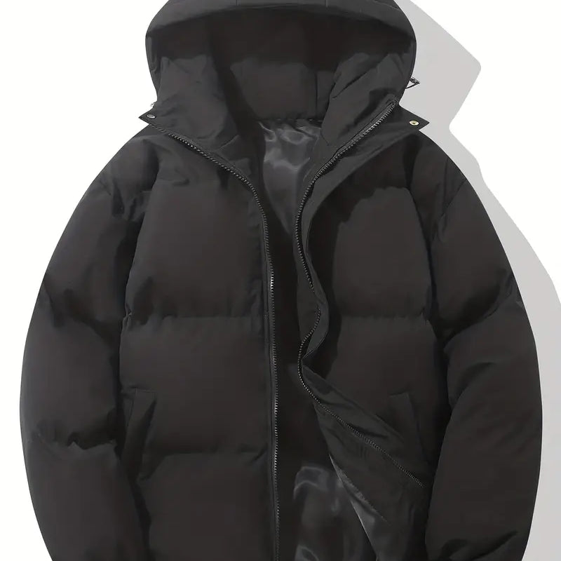 Damen Puffer-Winterjacke - Warme Oberbekleidung mit Kapuze