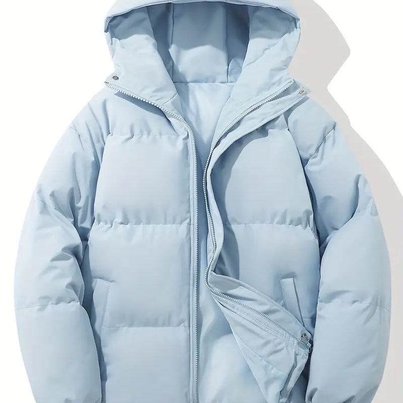 Damen Puffer-Winterjacke - Warme Oberbekleidung mit Kapuze