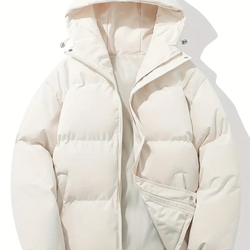 Damen Puffer-Winterjacke - Warme Oberbekleidung mit Kapuze