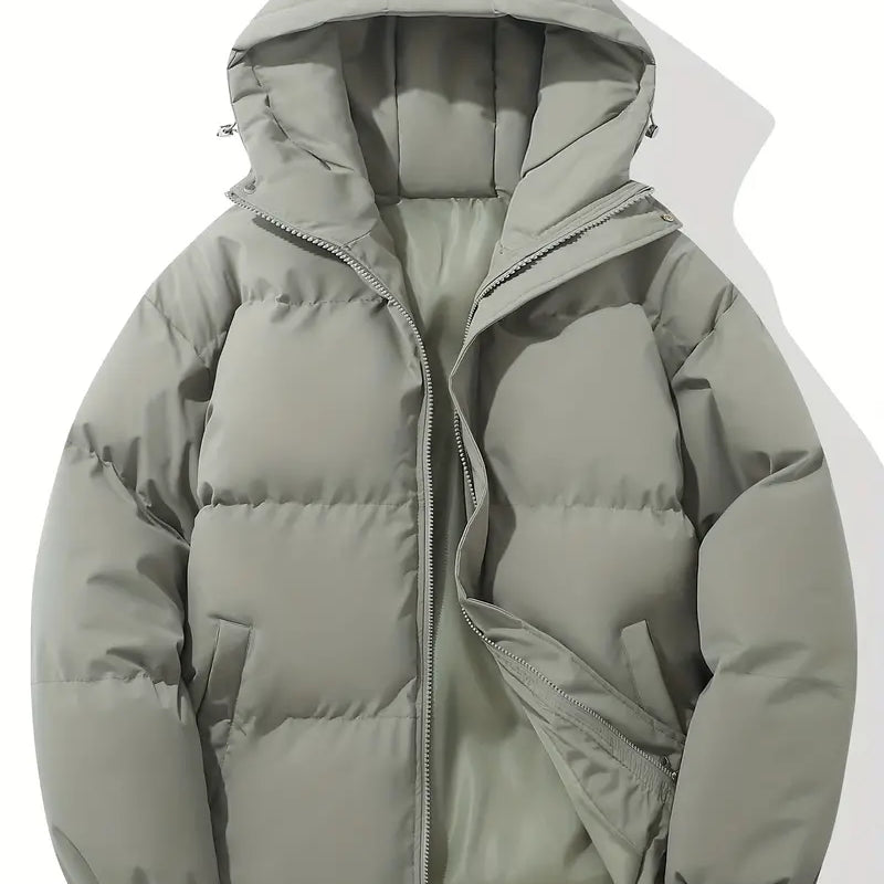 Damen Puffer-Winterjacke - Warme Oberbekleidung mit Kapuze