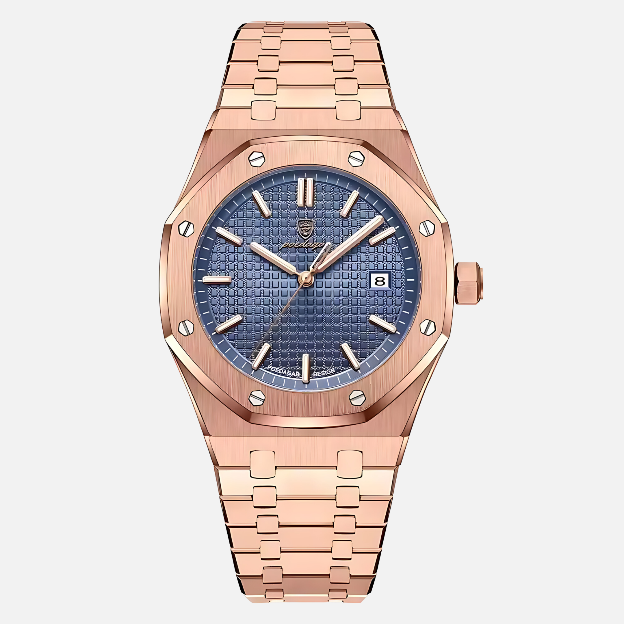 Klassische und Elegante Edelstahl-Armbanduhr für Herren