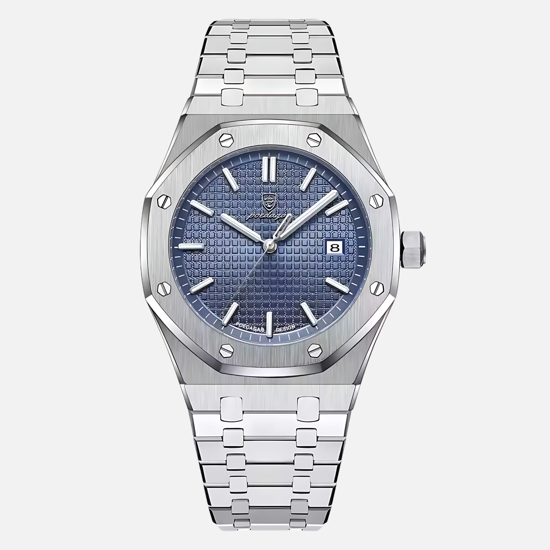 Klassische und Elegante Edelstahl-Armbanduhr für Herren