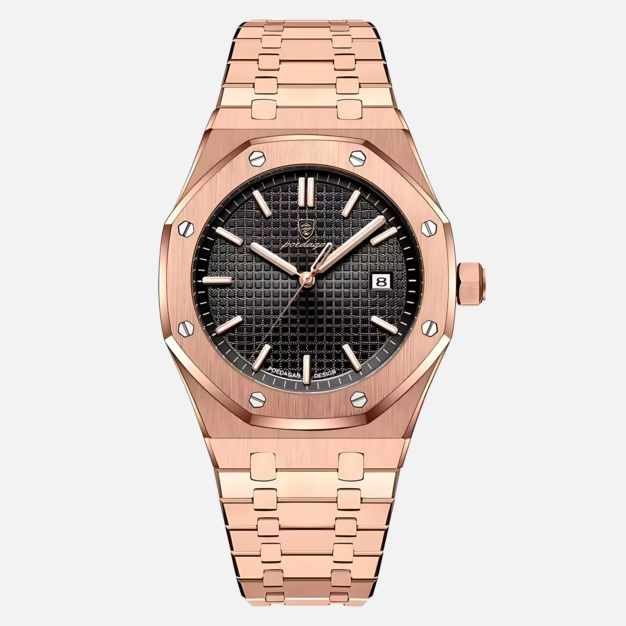 Klassische und Elegante Edelstahl-Armbanduhr für Herren