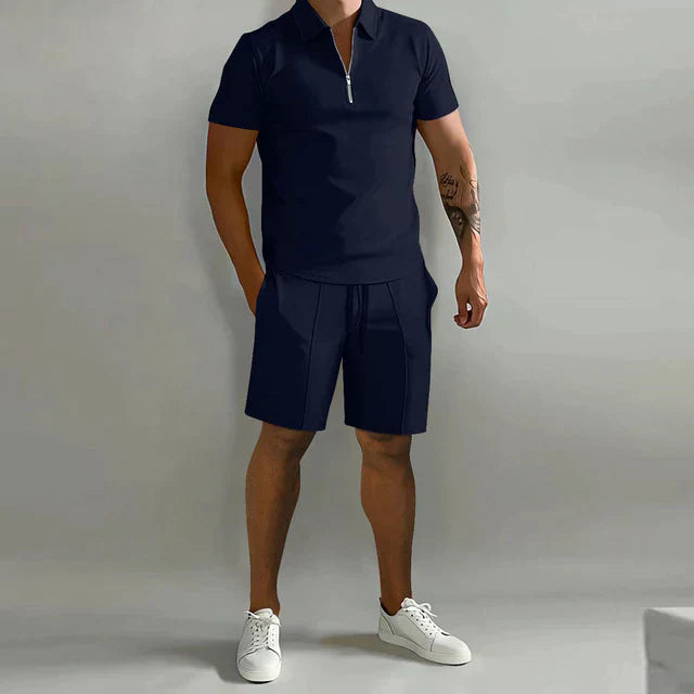 Stylisches Polo- und Shorts-Set für Herren