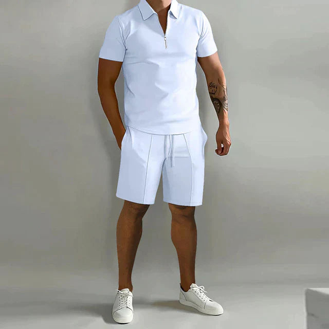 Stylisches Polo- und Shorts-Set für Herren
