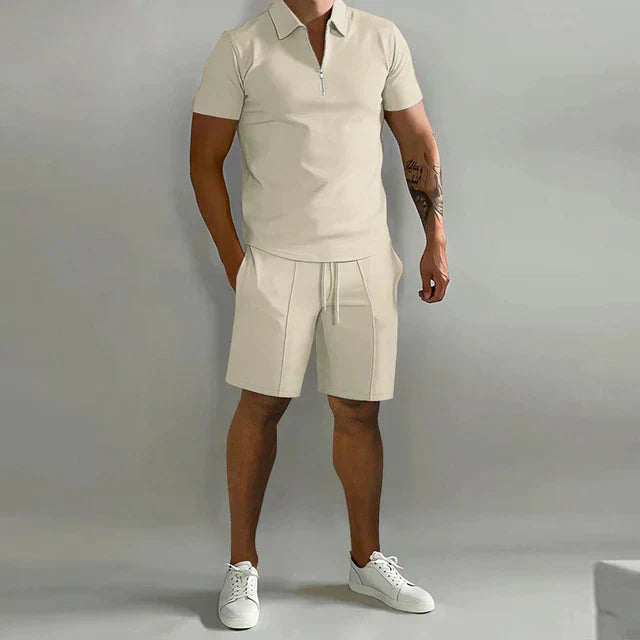 Stylisches Polo- und Shorts-Set für Herren