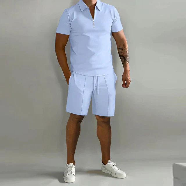 Stylisches Polo- und Shorts-Set für Herren