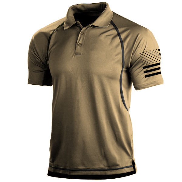 Atmungsaktives Schnelltrocknendes Outdoor-Polo für Herren