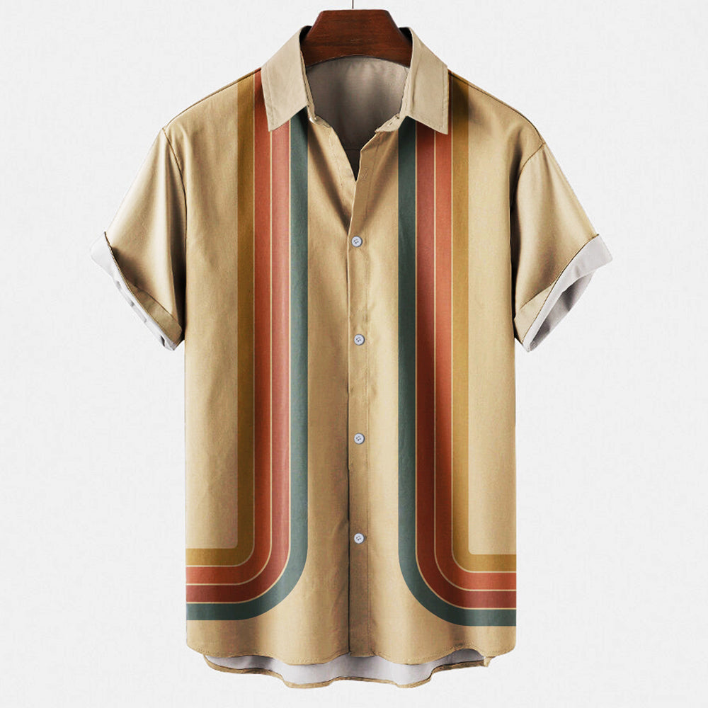 Stilvolles Retro Freizeithemd für Herren