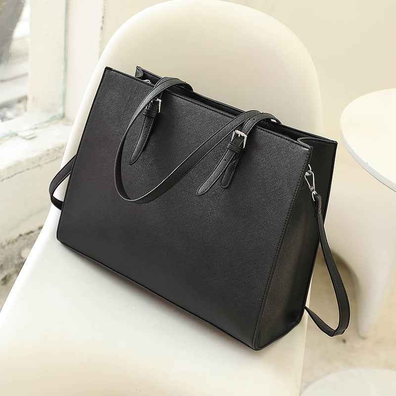 Damen Strukturierte Tote Bag - Büro Pendler Tasche