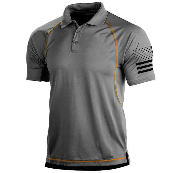 Atmungsaktives Schnelltrocknendes Outdoor-Polo für Herren