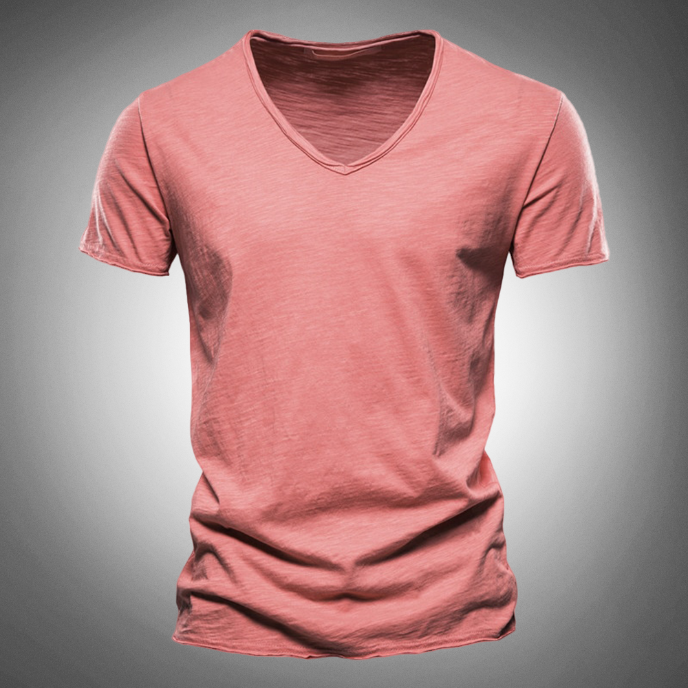 Bequemes Atmungsaktives V-Neck-T-Shirt für Herren