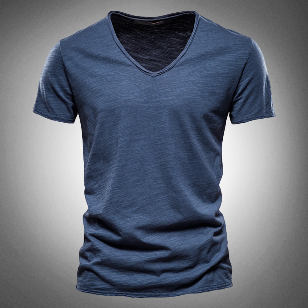 Bequemes Atmungsaktives V-Neck-T-Shirt für Herren