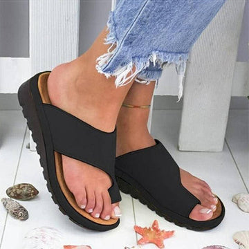 Bequeme Plateau-Slipper für Damen