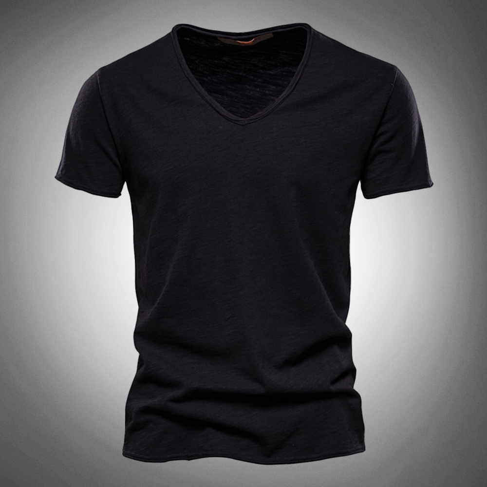 Bequemes Atmungsaktives V-Neck-T-Shirt für Herren