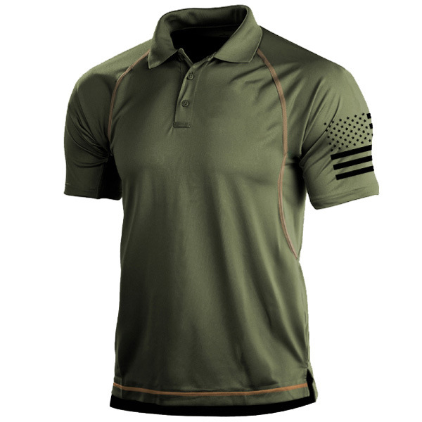 Atmungsaktives Schnelltrocknendes Outdoor-Polo für Herren