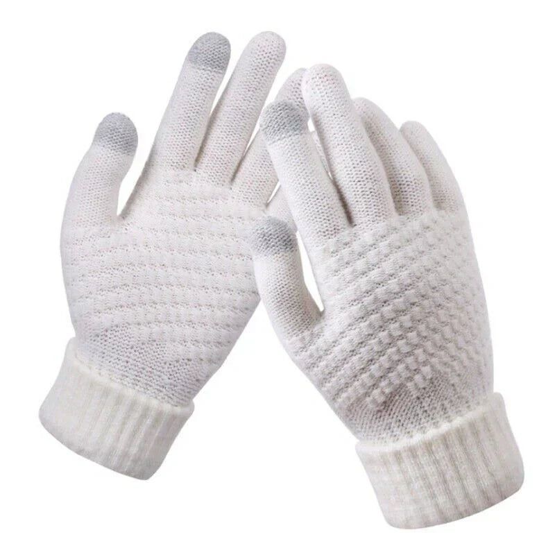 Damen Gestrickte Winterhandschuhe - Touchscreen-Kompatibel
