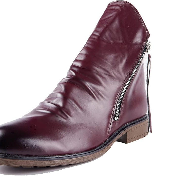 Herren Vintage Stiefeletten - Mit Seitlichem Reißverschluss