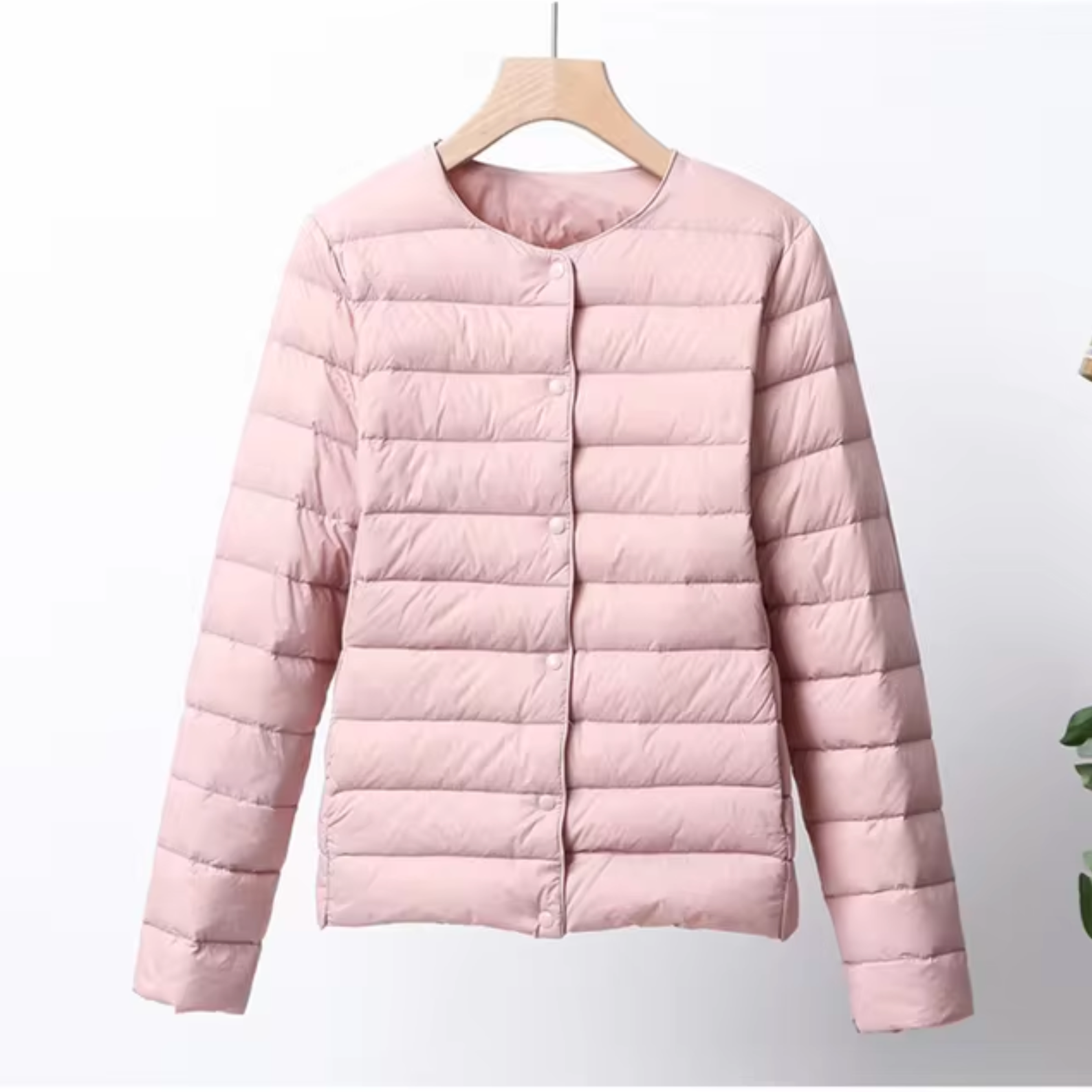 Damen Steppjacke - Leichtgewicht mit Knopfverschluss