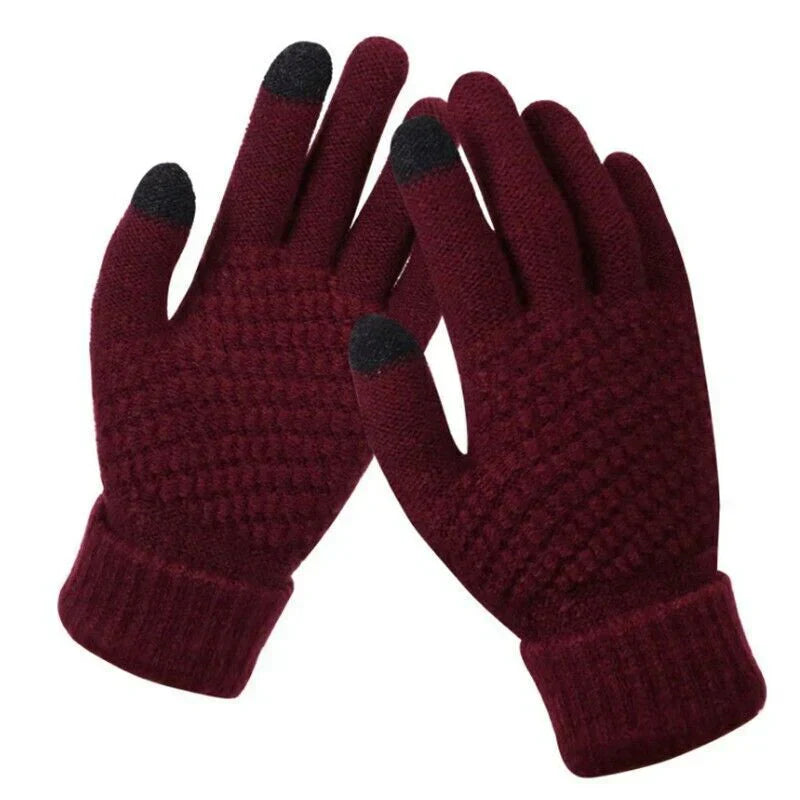 Damen Gestrickte Winterhandschuhe - Touchscreen-Kompatibel