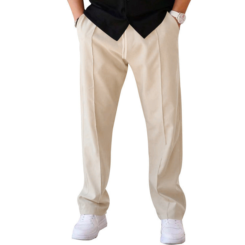 Relaxte Freizeithose mit Kordelzug für Herren