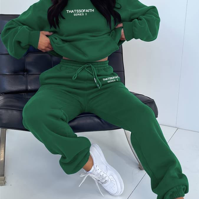 Damen Zweiteiliger Trainingsanzug - Hoodie & Jogger
