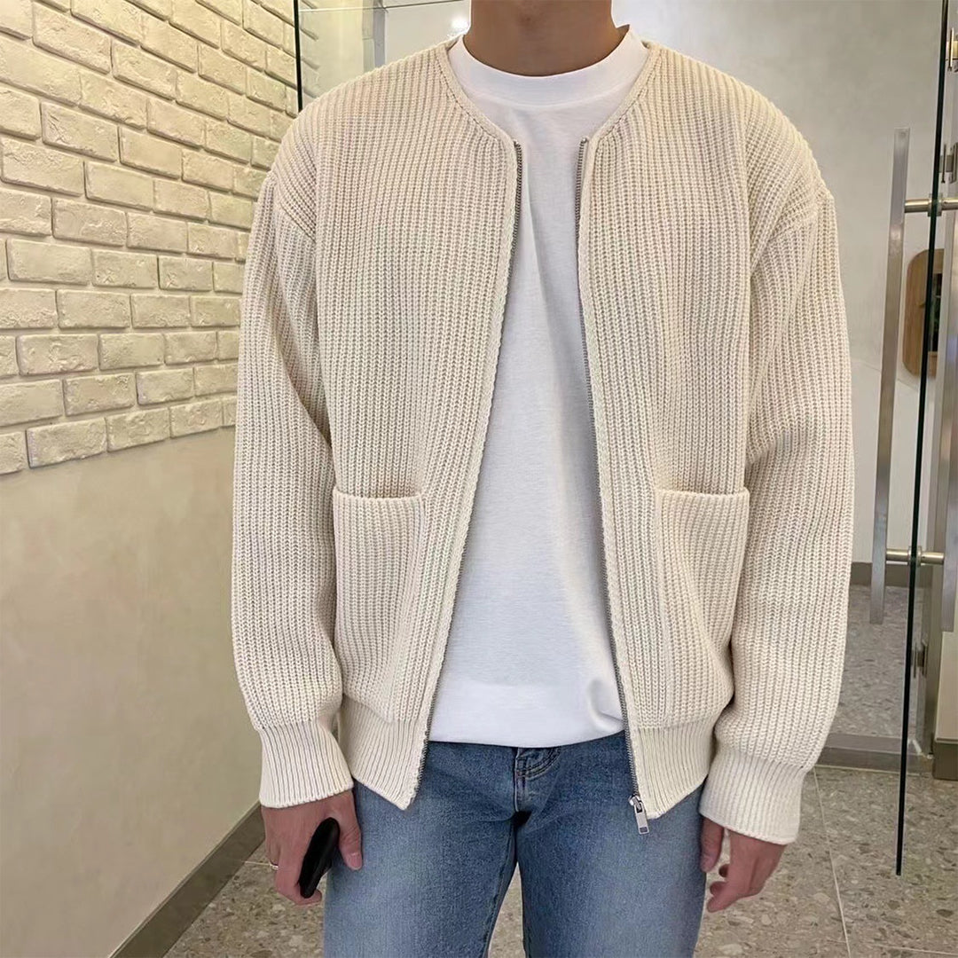 Herren Klassischer Strick-Cardigan - Bequeme Passform