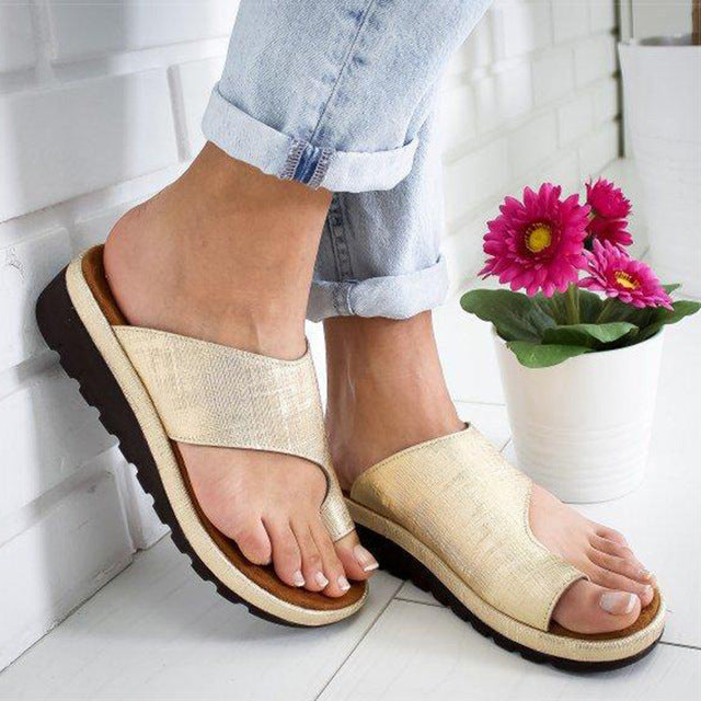 Bequeme Plateau-Slipper für Damen