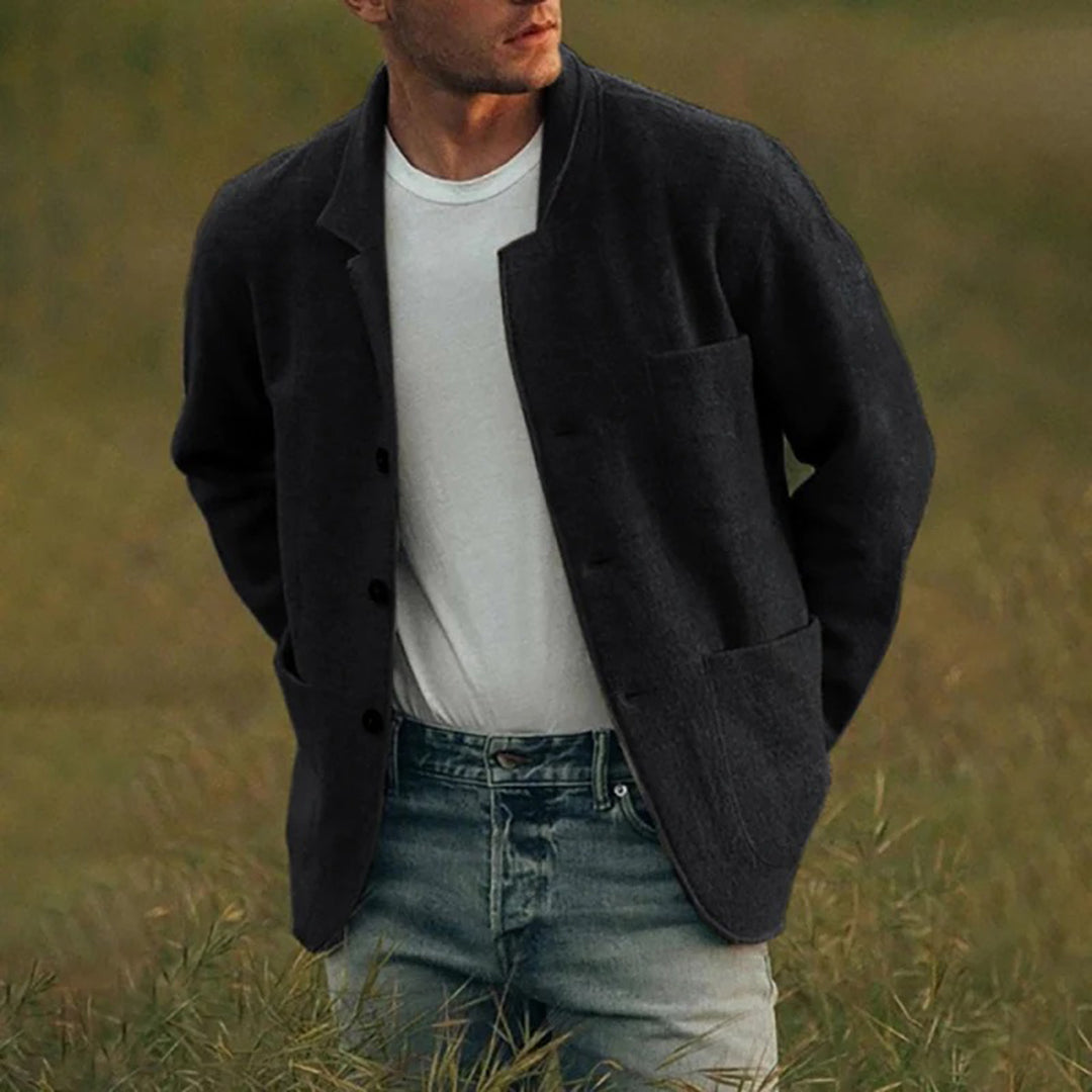 Modischer Strickcardigan für Herren – Warme Oberbekleidung