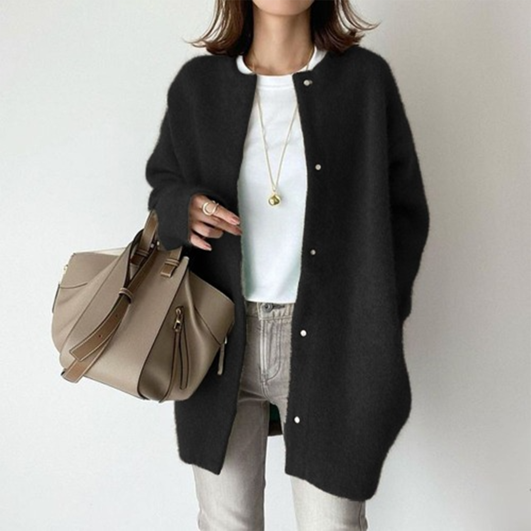 Oversized-Strickjacke für Damen – Gemütliche Oberbekleidung