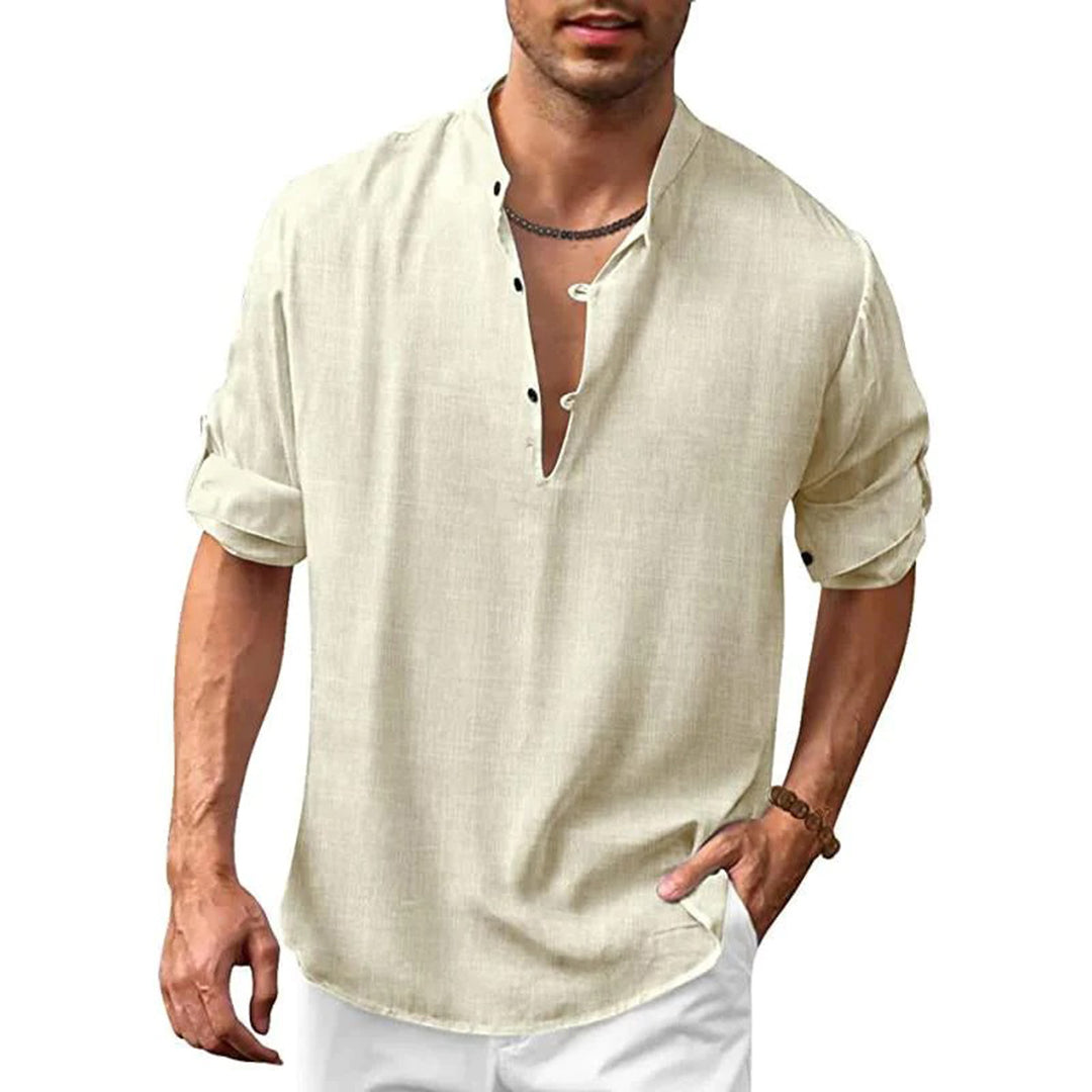 Stylisches und Bequemes Henley-Shirt für Herren