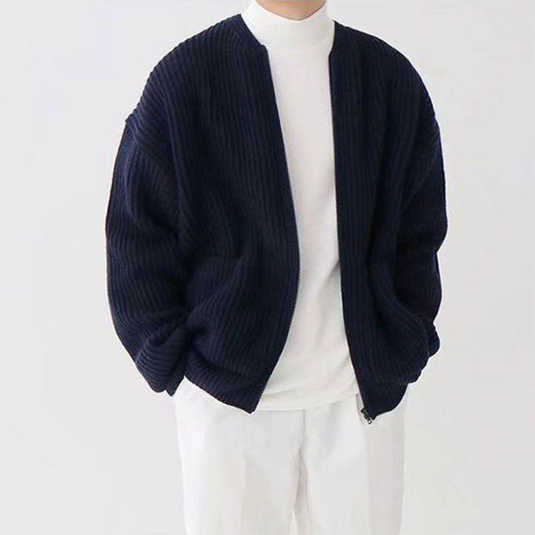 Herren Klassischer Strick-Cardigan - Bequeme Passform
