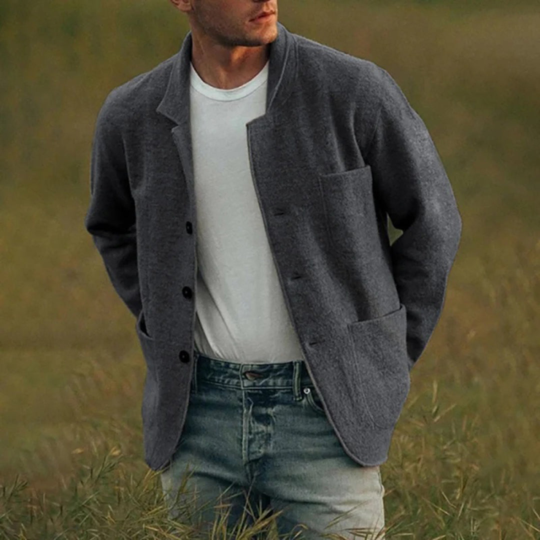Modischer Strickcardigan für Herren – Warme Oberbekleidung