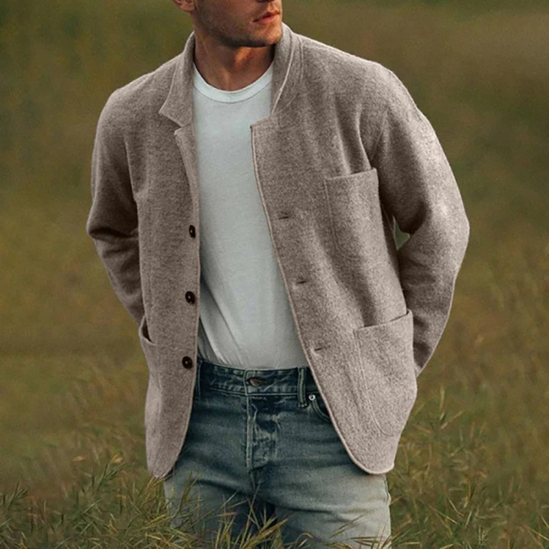 Modischer Strickcardigan für Herren – Warme Oberbekleidung