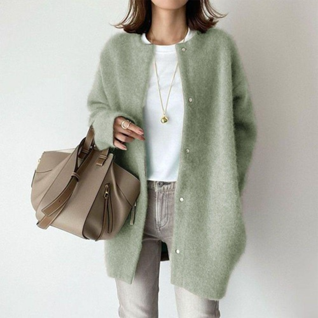 Oversized-Strickjacke für Damen – Gemütliche Oberbekleidung