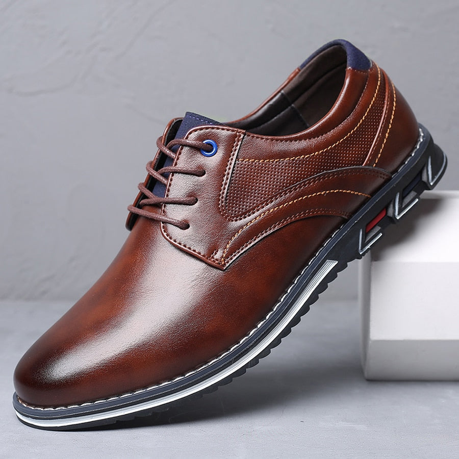 Komfortabel und Stilvoll Orthopädische Lederschuhe für Herren