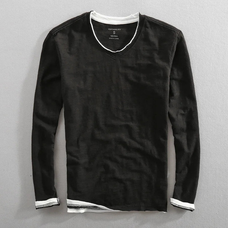 Schickes und Bequemes Langarmshirt für Herren