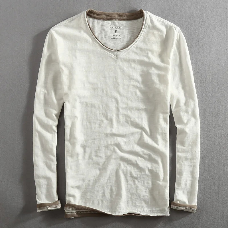 Schickes und Bequemes Langarmshirt für Herren