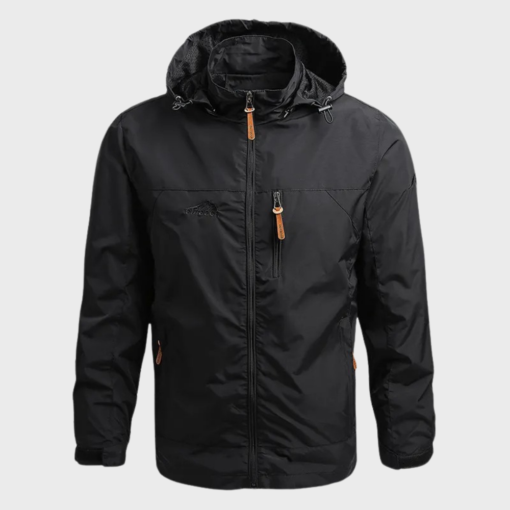 Herren Leichte Wasserdichte Jacke - Kapuzen-Outdoorbekleidung