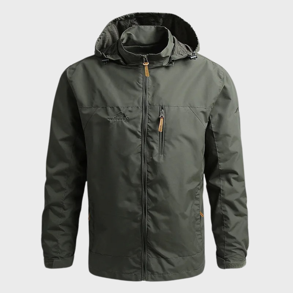 Herren Leichte Wasserdichte Jacke - Kapuzen-Outdoorbekleidung