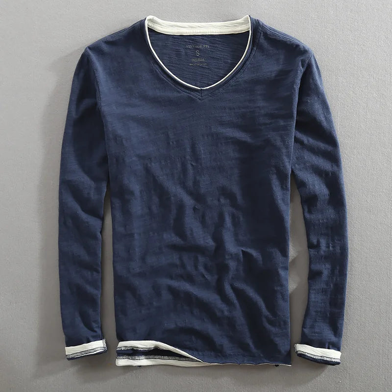 Schickes und Bequemes Langarmshirt für Herren