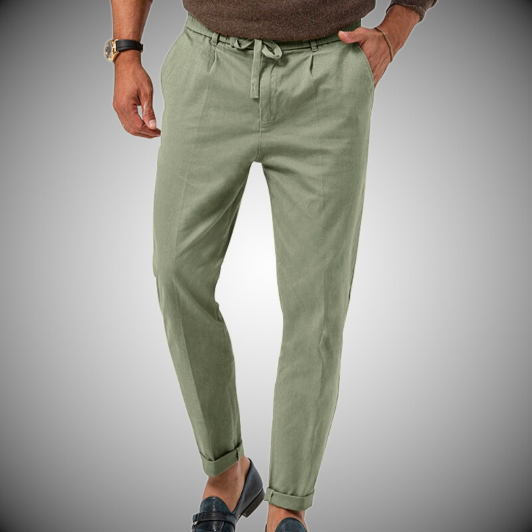 Vielseitig und Elegante Leinenhose für Herren