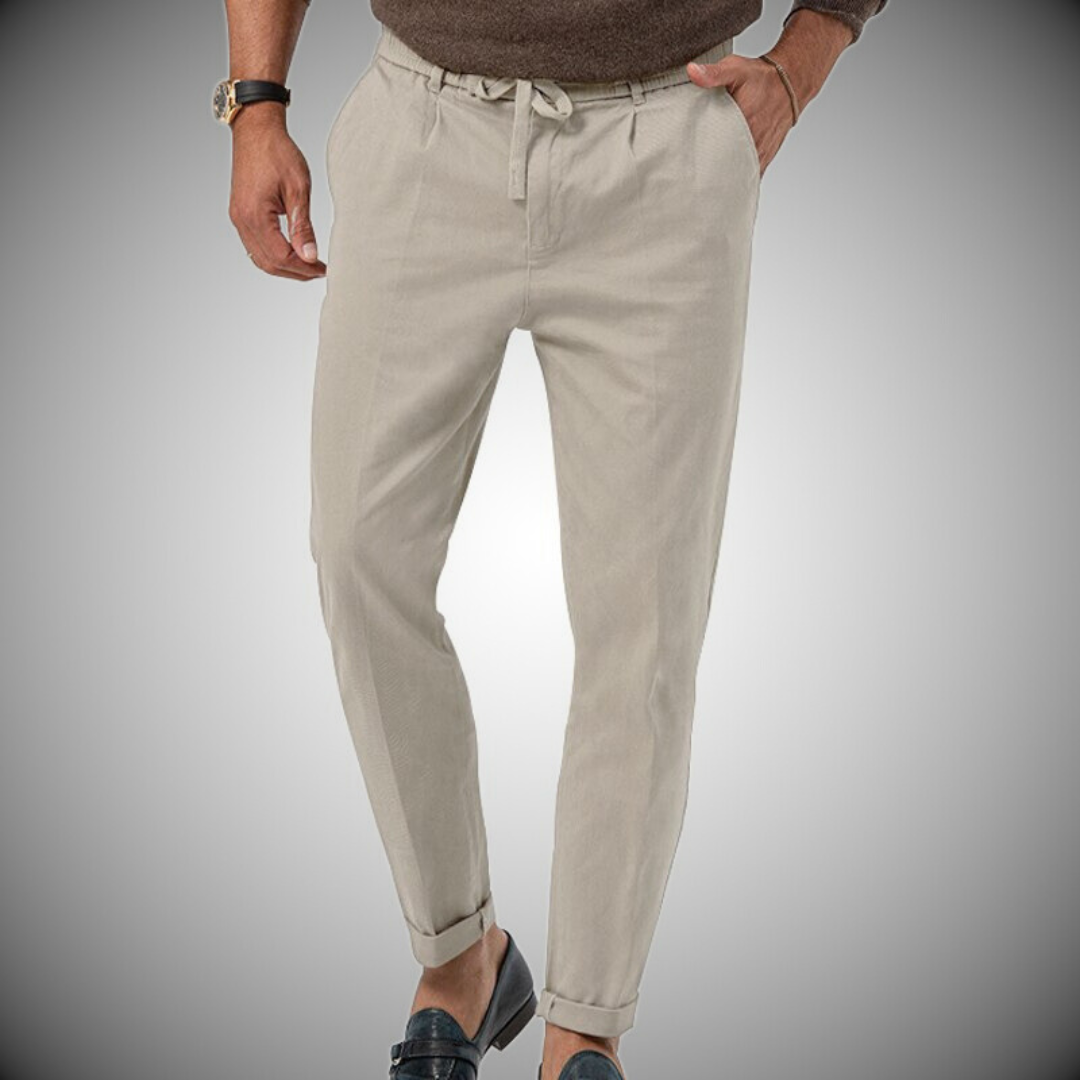 Vielseitig und Elegante Leinenhose für Herren