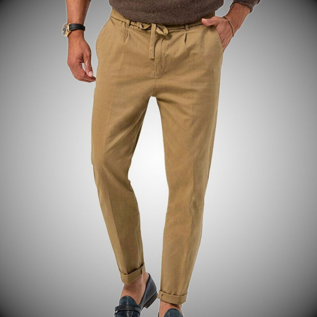 Vielseitig und Elegante Leinenhose für Herren