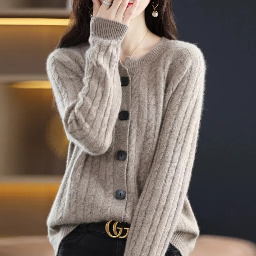Warmer Strickcardigan für Damen – weich und kuschelig