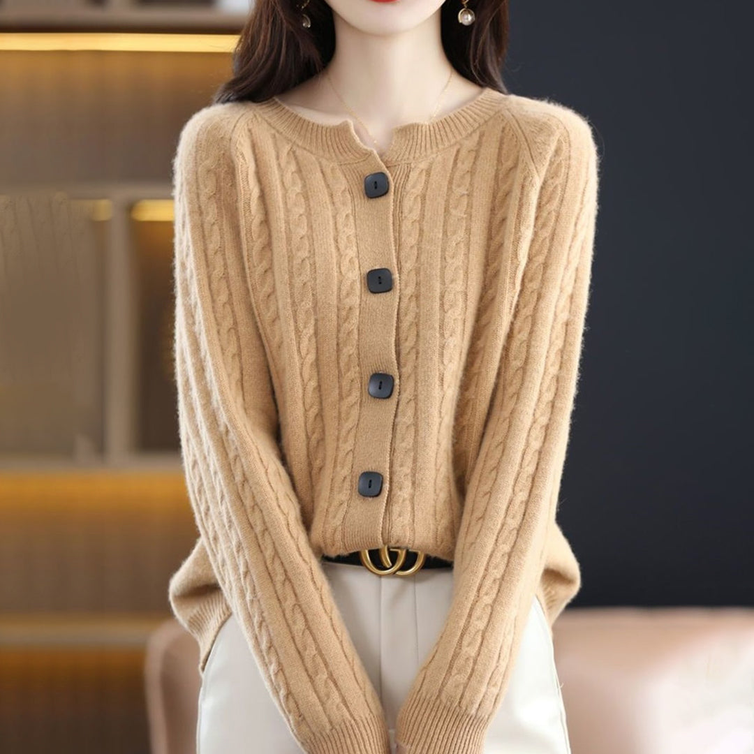 Warmer Strickcardigan für Damen – weich und kuschelig