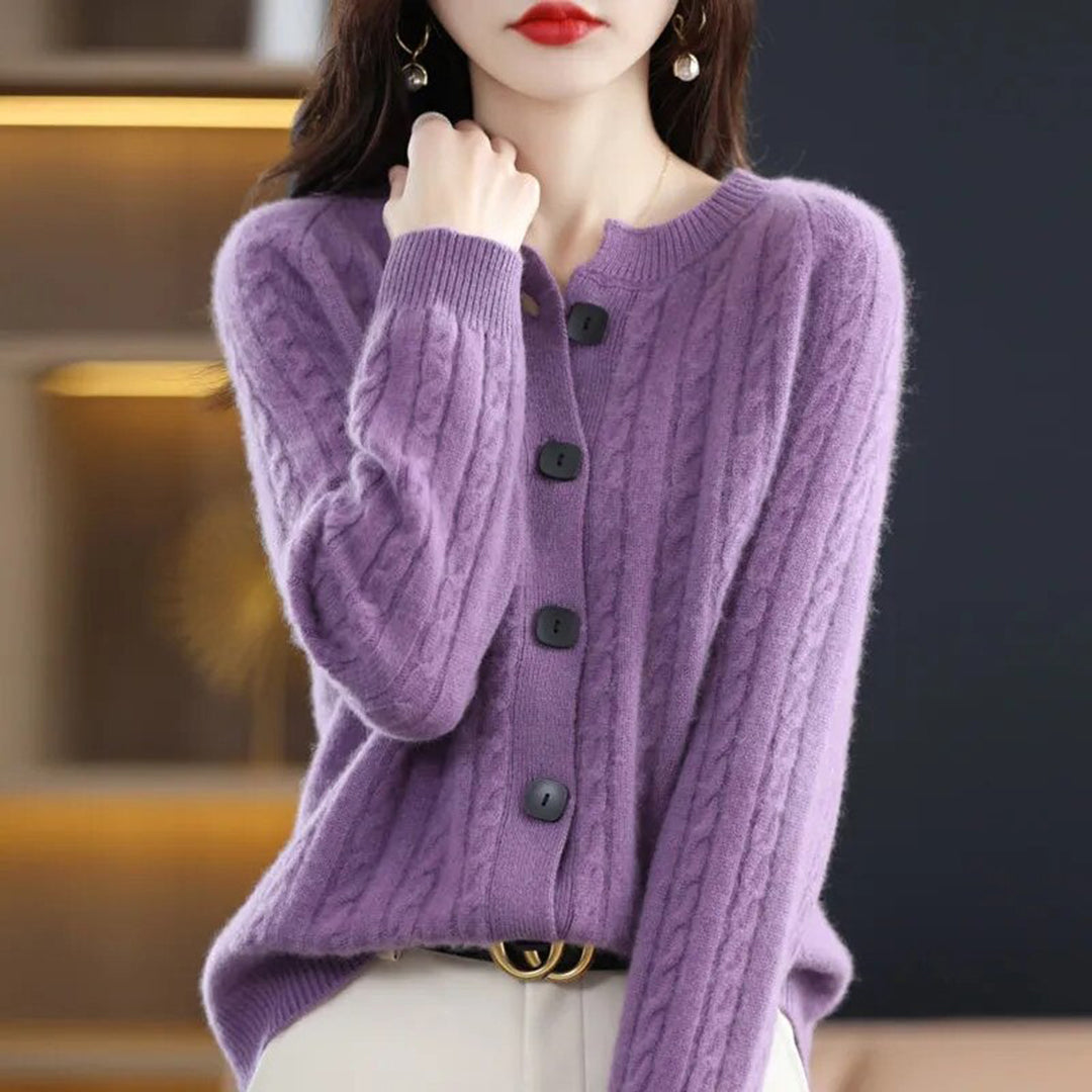 Warmer Strickcardigan für Damen – weich und kuschelig