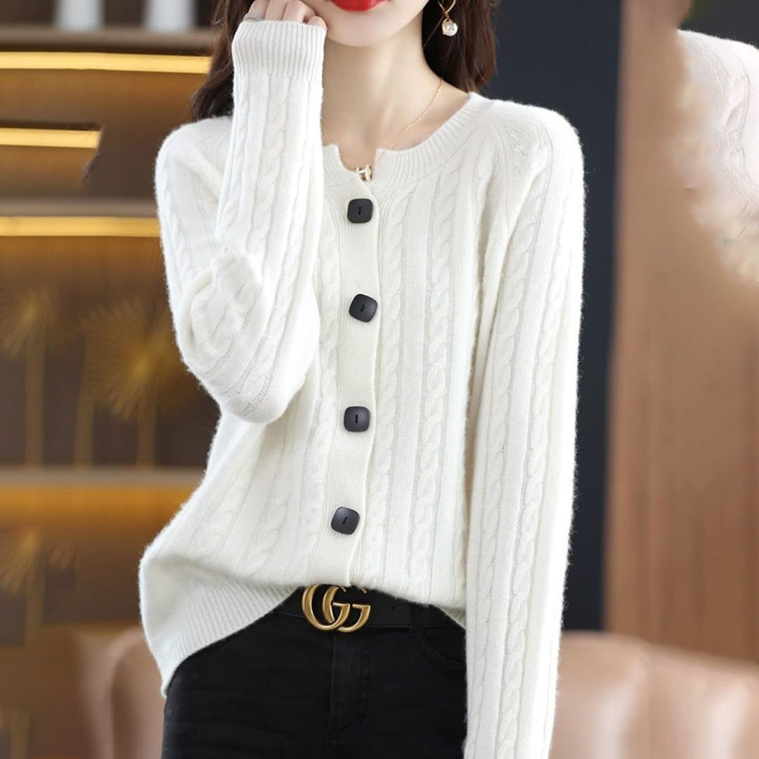 Warmer Strickcardigan für Damen – weich und kuschelig