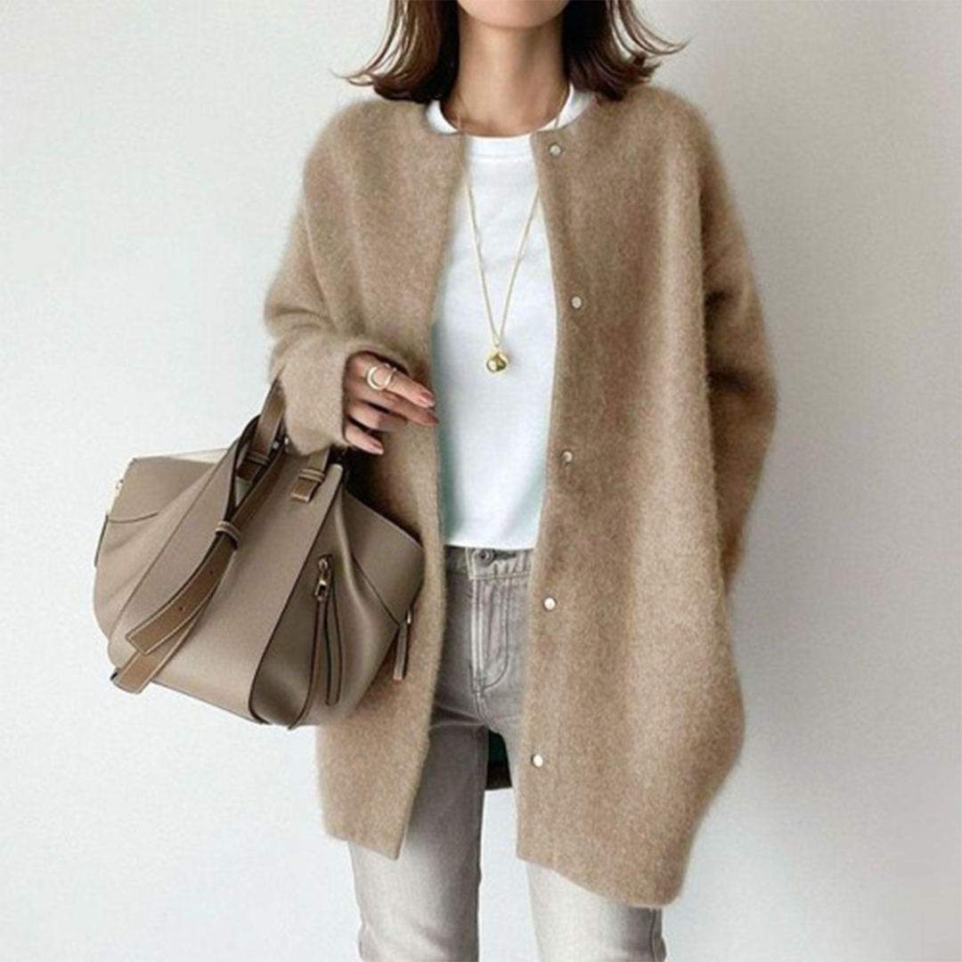 Oversized-Strickjacke für Damen – Gemütliche Oberbekleidung