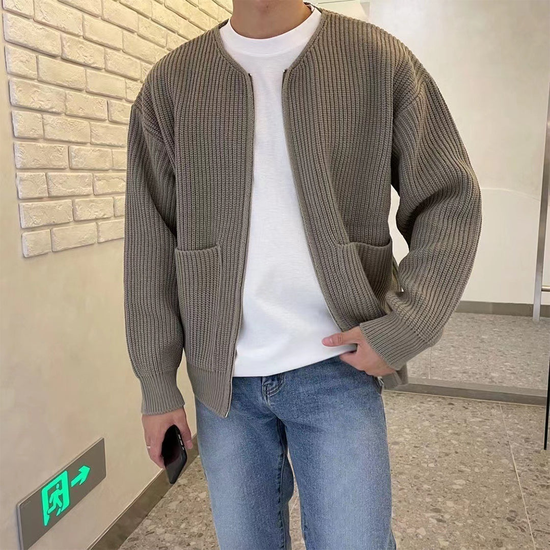 Herren Klassischer Strick-Cardigan - Bequeme Passform